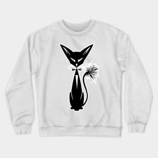 Cat with style. Crewneck Sweatshirt